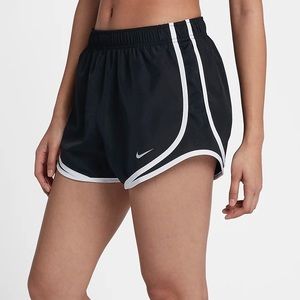Nike | “Tempo” Dri-Fit Running Athletic Shorts in Black and White